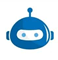 blue robot face 180x60