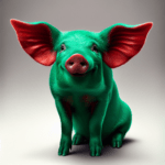 green pig red ears